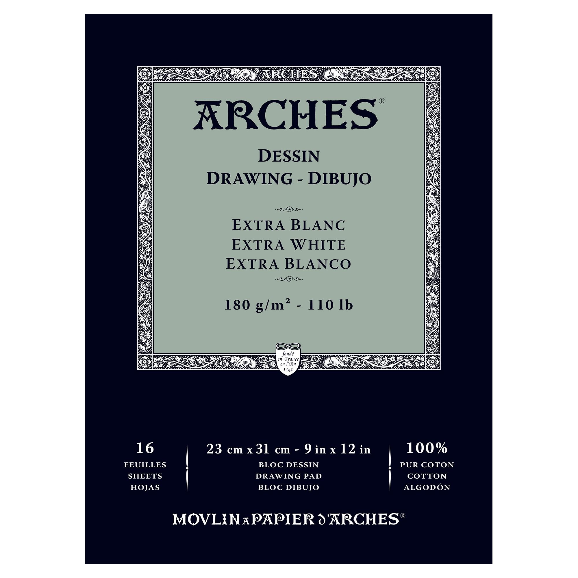 Papier Velin BFK Rives Arches 22 x 30 250gr blanc par