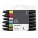 Winsor & Newton Promarker set 6 heldere mengkleuren