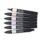 Winsor & Newton Promarker set 6 pasteltinten