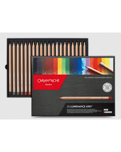 Caran d'Ache Luminance set 20 kleurpotloden