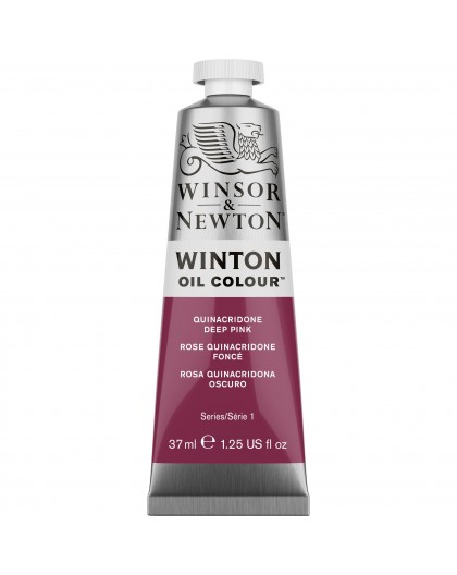 W&N Winton Oil Colour - Quinacridone Deep Pink tube 37ml