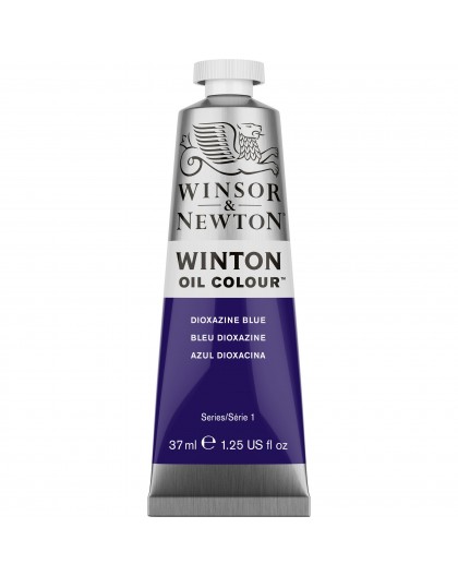 W&N Winton Oil Colour - Dioxazine Blue tube 37ml