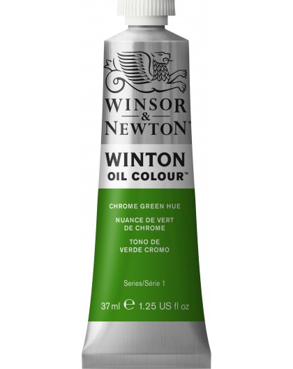 W&N Winton Oil Colour - Chrome Green Hue tube 37ml