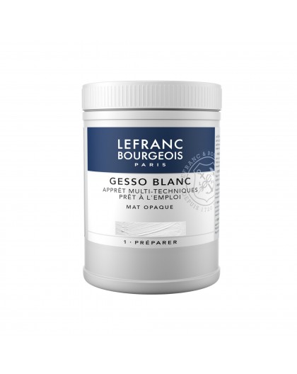 Lefranc Bourgeois universele witte Gesso - pot 500ml