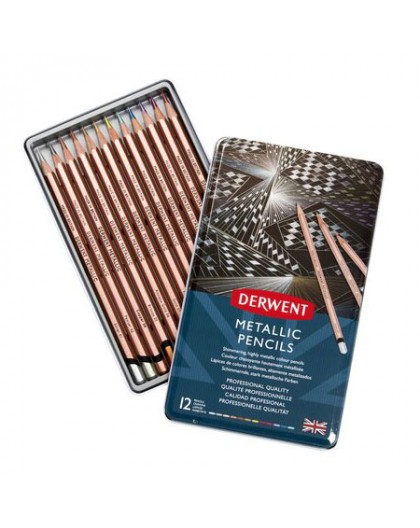 Derwent Metallic kleurpotloden set 12