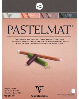 Clairefontaine Pastelmat blok n°2