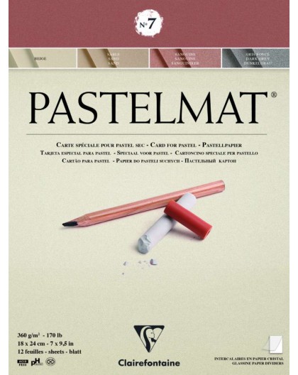 Clairefontaine Pastelmat blok n°7